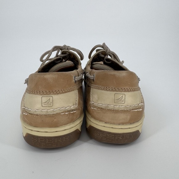 Sperry Billfish Mens 13 M Boat Shoes Brown Leather Classic Slip On Casual - Picture 6 of 9